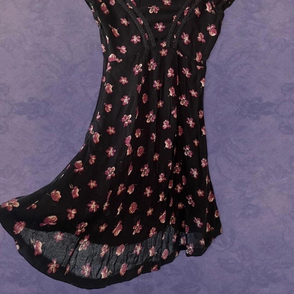 Kimchi Blue Black Floral Wildflower Lace Dress ASO Violet Harmon - Picture 6 of 6